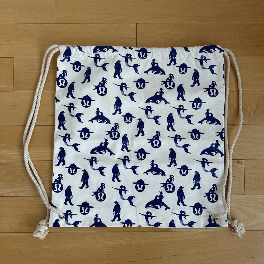 LIMITED EDITION SEEWHEEZE Lululemon Drawstring Bag
